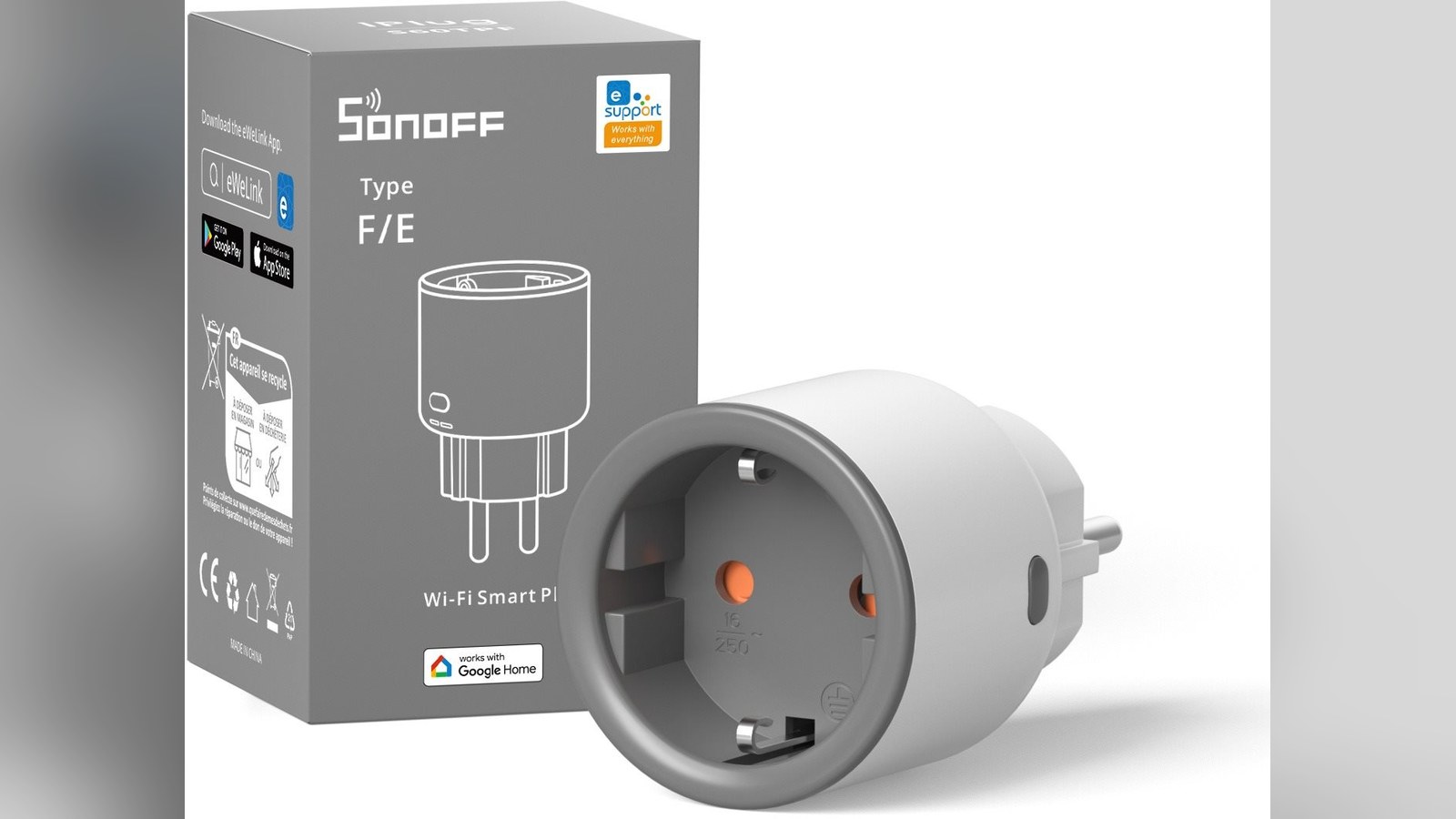 SONOFF iPlug Wi-Fi Smart Plug (S60 Series) 2-pack