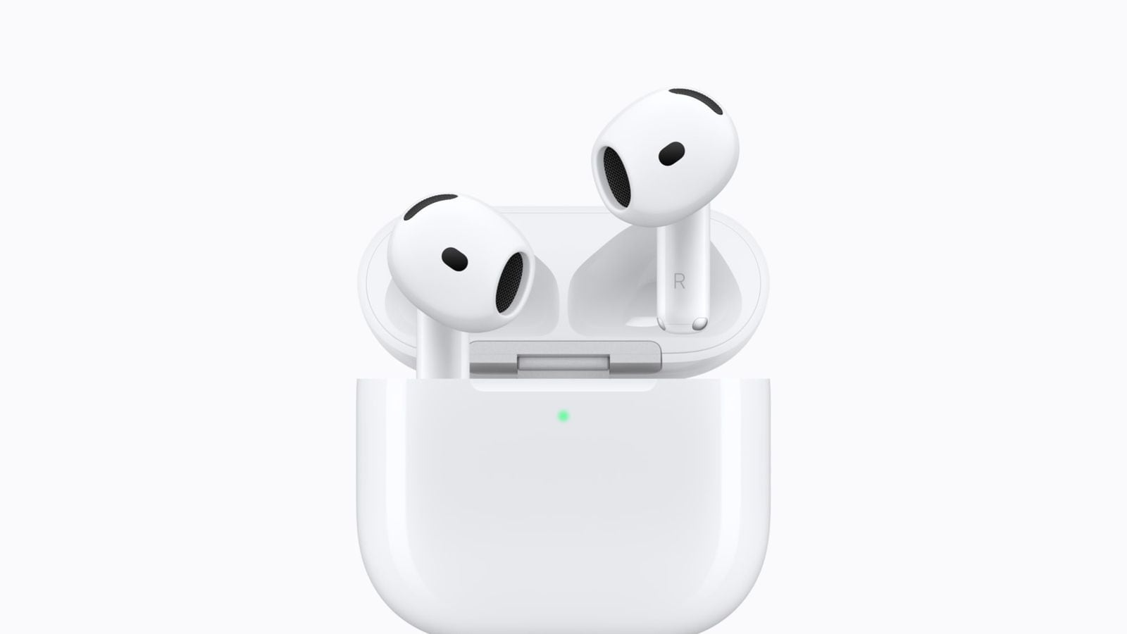 Fotografia AirPods 5 a ich nabíjacieho puzdra