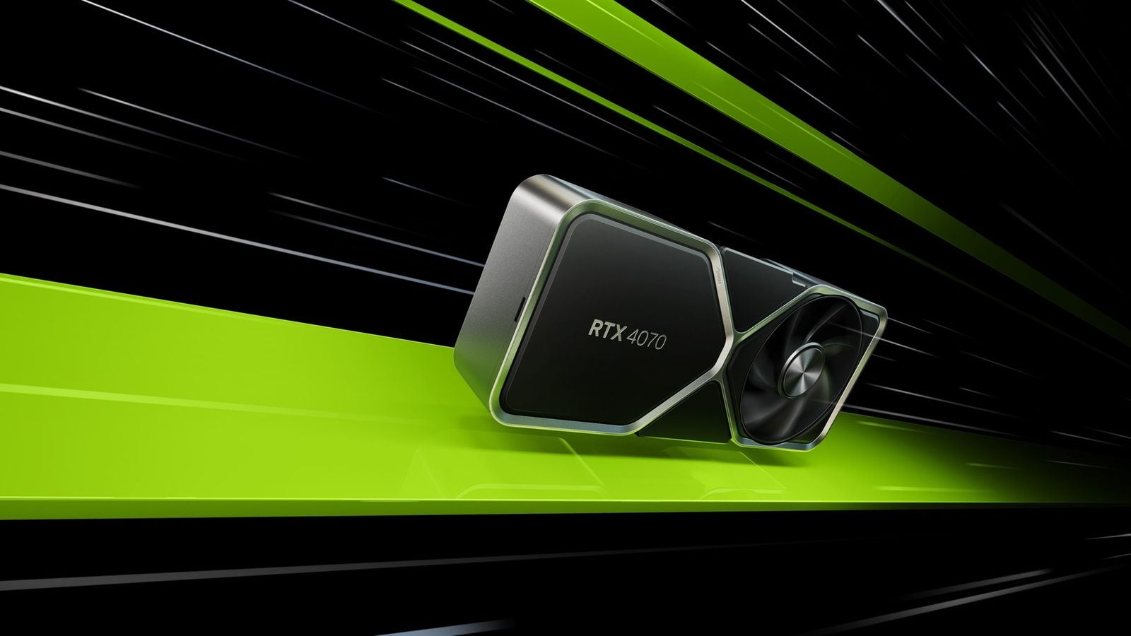 Grafická karta GeForce RTX 4070, oficiálna produktová fotka