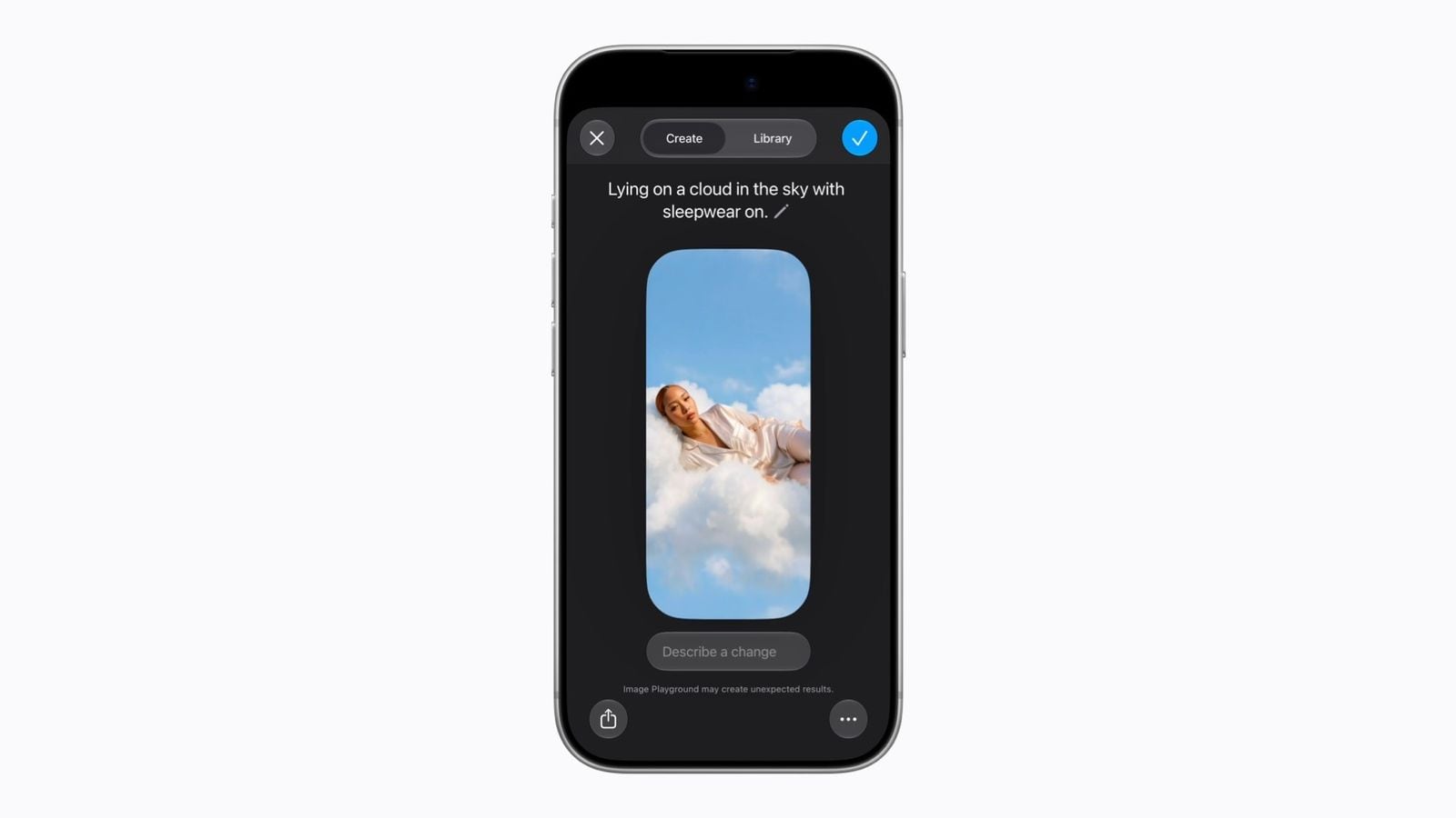 Na iPhone 18 Pro používateľ využíva aplikáciu Image Playground