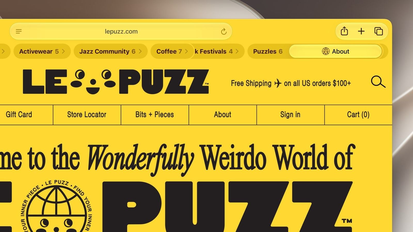 V prehliadači Safari sa karty automaticky triedia do tém ako Jazz Community, Coffee, Puzzles a ďalších