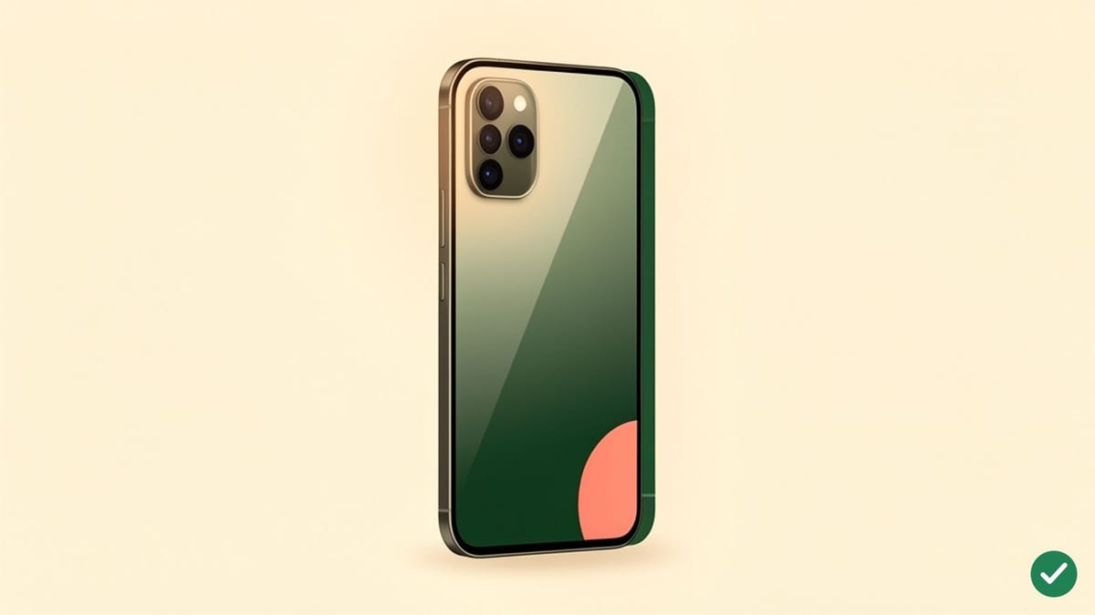 Ilustrácia moderného smartfónu s trojitým fotoaparátom