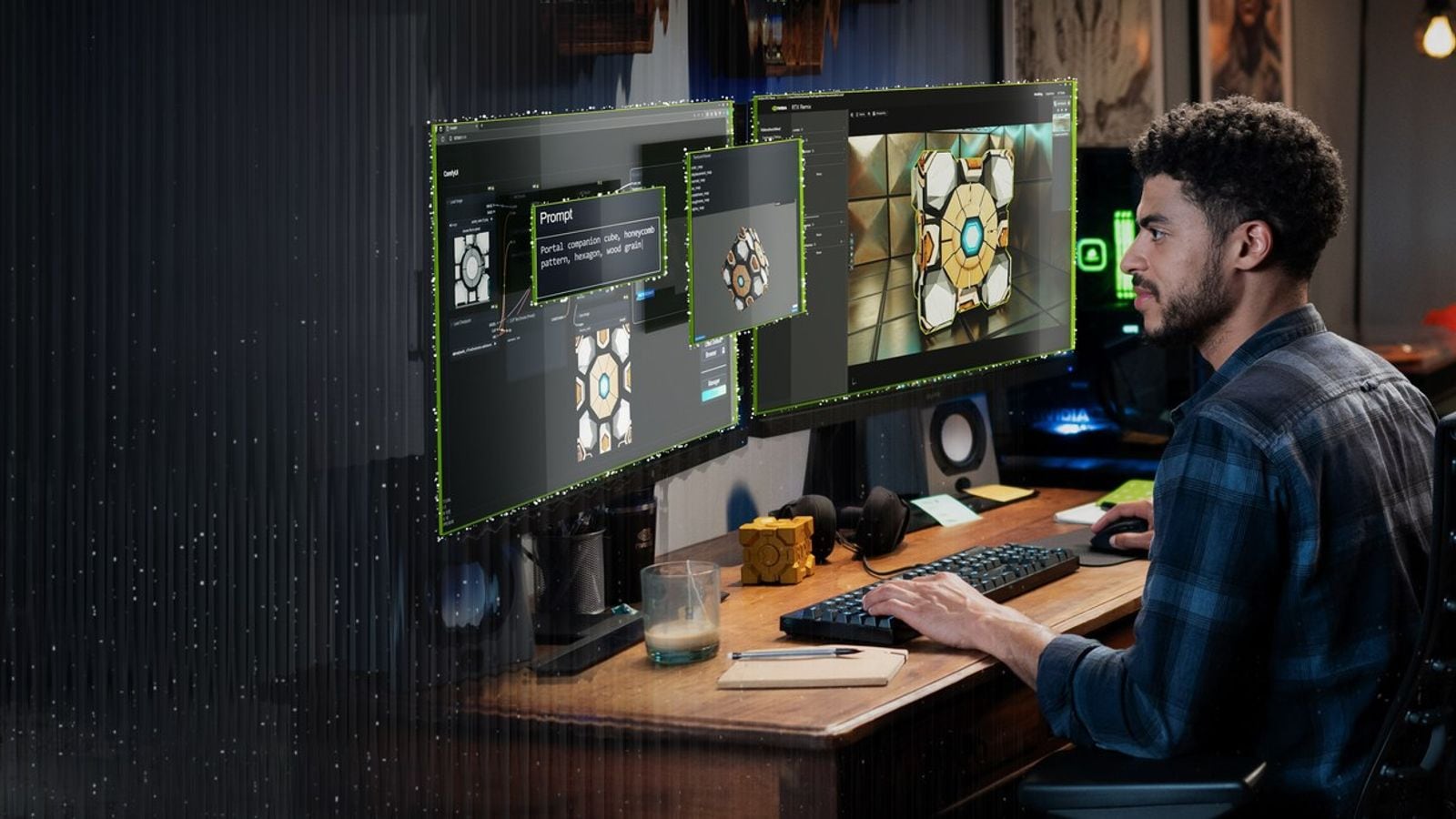 RTX AI PC pri hraní hier, oficiálna fotka NVIDIA