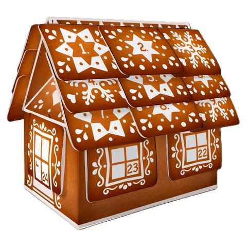 Leros Bylinný adventný kalendár chalúpka