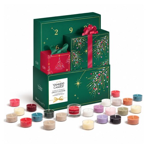 YANKEE CANDLE Adventný kalendár 24× 9,8 g