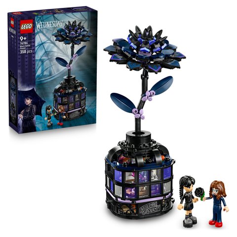 LEGO Wednesday Čierna georgína 76784