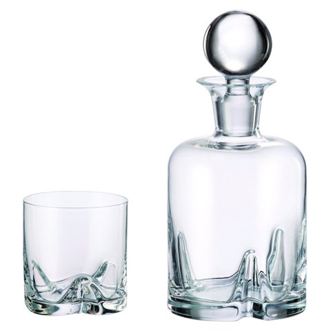 Bohemia Royal Crystal Whisky set TRIO
