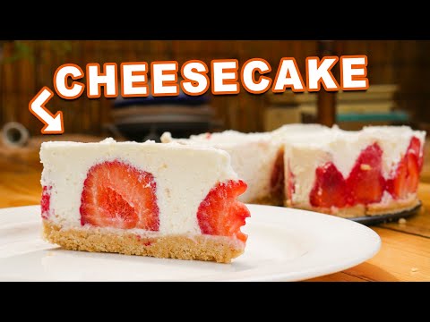 Nepečený cheesecake s jahodami | Viktor Nagy | Letné recepty
