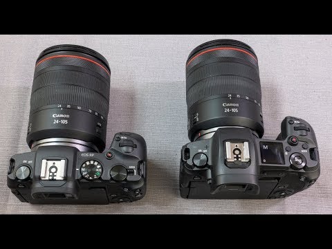 Bezzrkadlovka Canon EOS RP porovnanie s EOS R