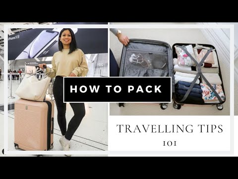 How to Pack Your Suitcase for Travel (Packing Tips) | Nathalee Pauline