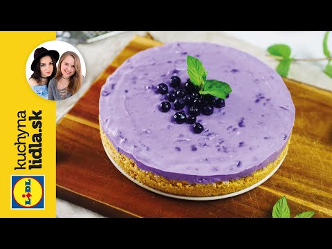 Nepečený čučoriedkový cheesecake 🍰| Beautifood | Kuchyňa Lidla
