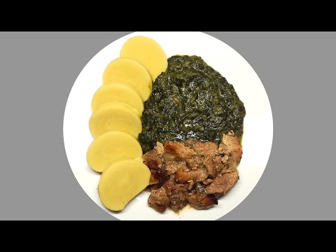 Vepřové výpečky se špenátem a knedlíkem recept