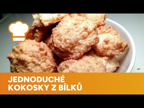 Jednoduché kokosky z bílků jsou šťavnaté a měkké, prostě a jednoduše skvělé