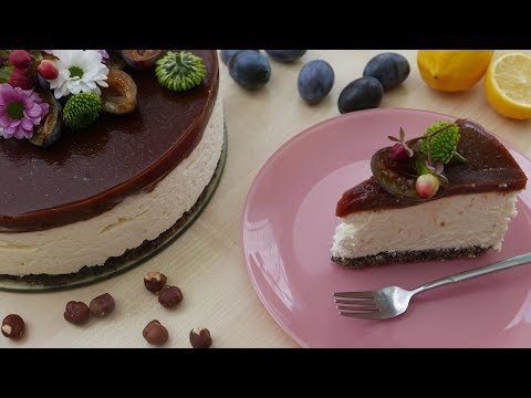 Bezlepkový slivkovo-makový cheesecake