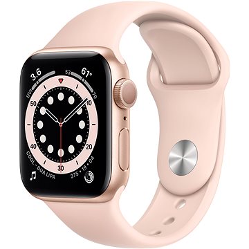 vyberomat sk apple watch series mm zlaty hlinik s pieskovo ruzovym sportovym remienkom